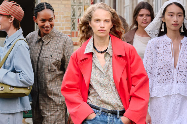 women at Copenhagen Fashion Week wearing clothing from the spring 2026 collections