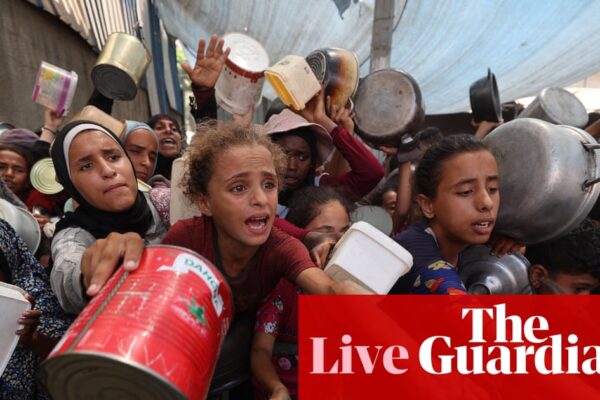 UN agency says Israel blocking delivery of ‘warehouses full of food’ to Gaza – Middle East crisis live | Gaza