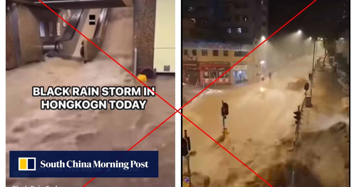Fact-Check | ‘Videos from Hong Kong’s 2025 rainstorm’ actually show downpour in 2023