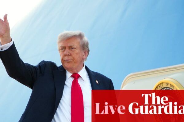 Donald Trump departs for Alaska to meet Vladimir Putin to discuss war in Ukraine – Europe live | Donald Trump