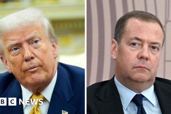 Trump moves nuclear submarines after ex-Russian president's comments