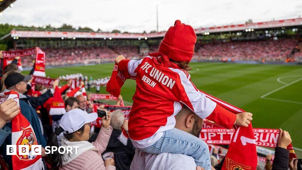 Union Berlin fans at the Alten Försterei stadium
