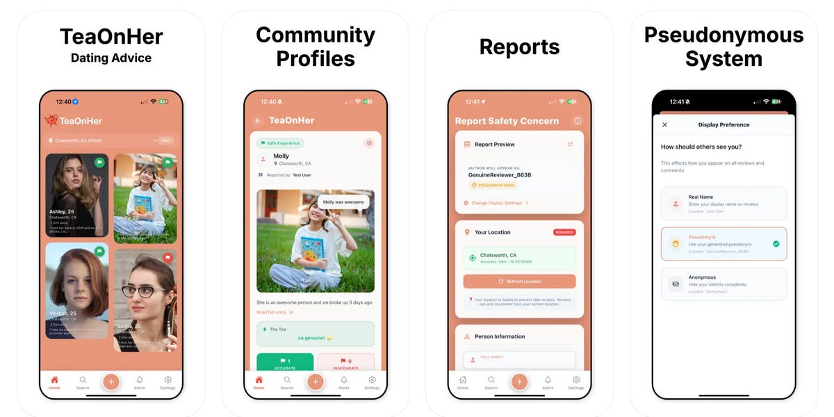 New TeaOnHer App for Men Soars in App Store; Faces Security Concerns