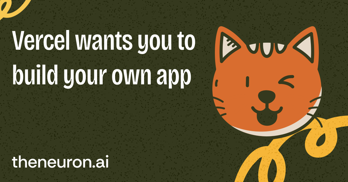 😺 So I guess everyone's a developer now...