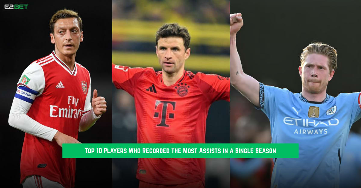 Top 10 Players Who Recorded the Most Assists in a Single Season