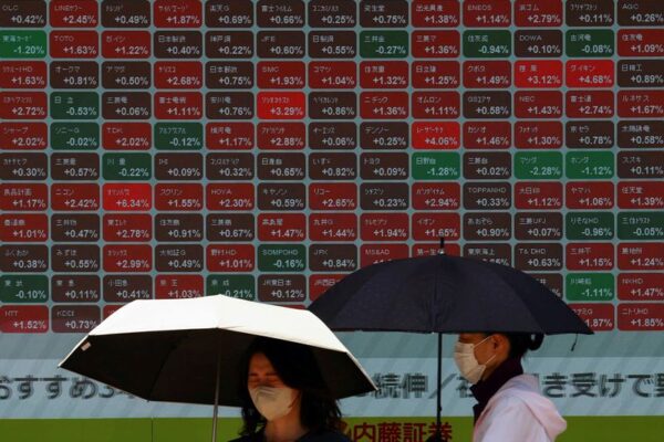 Asia shares slip, dollar steadies ahead of Jackson Hole