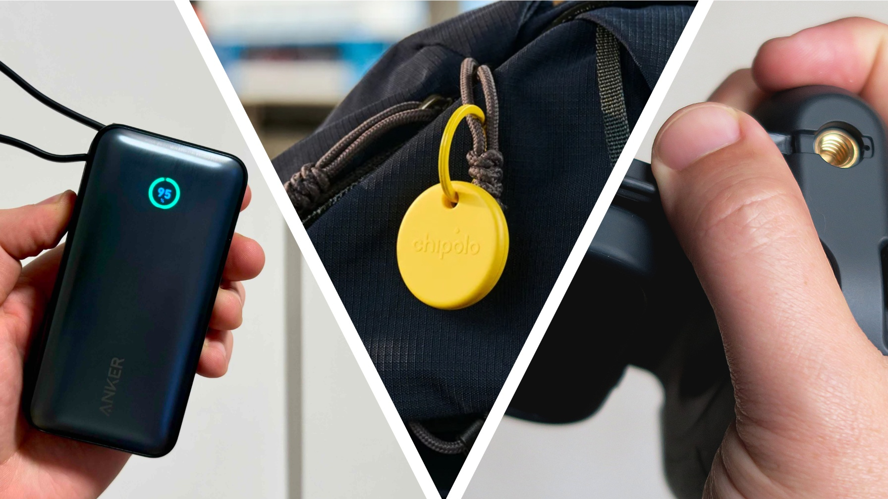 A collage of Android phone accessories