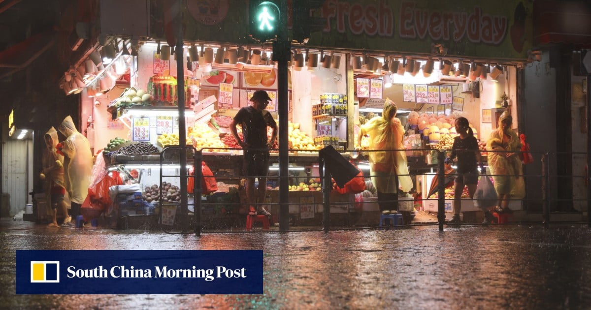 Record-breaking deluge in Hong Kong wreaks havoc with 11-hour black rainstorm signal