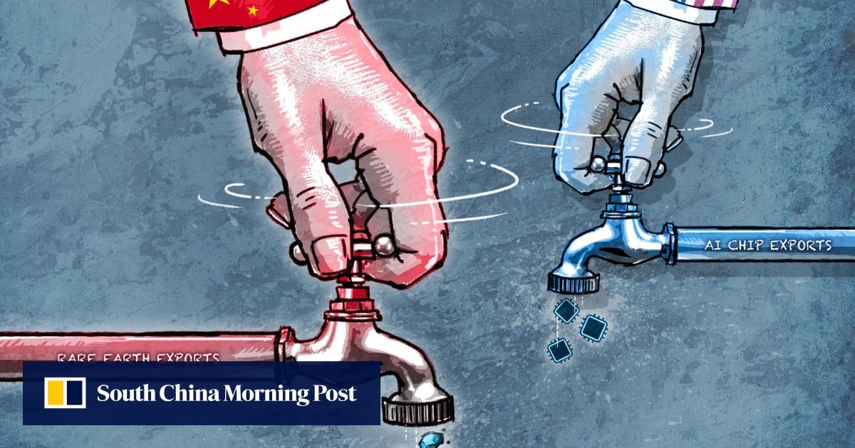 How China used rare earths and the US playbook to turn on the chip tap again