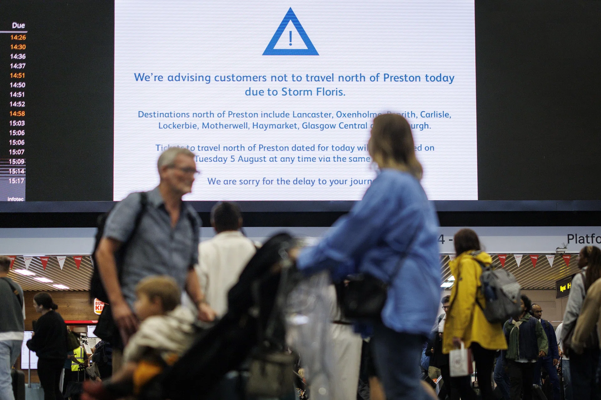 UK summer storm sows travel chaos
