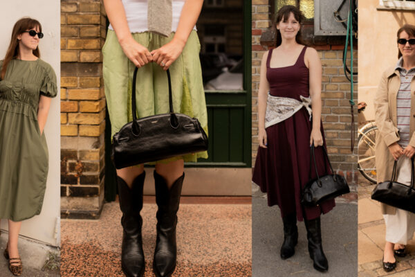 Halie LeSavage attending Copenhagen Fashion Week wearing different outfits