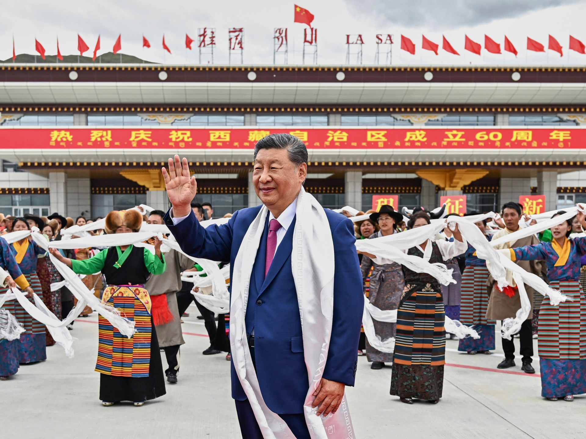 Xi Jinping makes rare visit to Tibet as 60 years of Chinese rule celebrated | Xi Jinping News