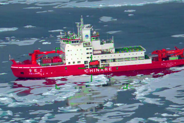 The U.S. is monitoring five Chinese icebreakers in the Arctic near Alaska..