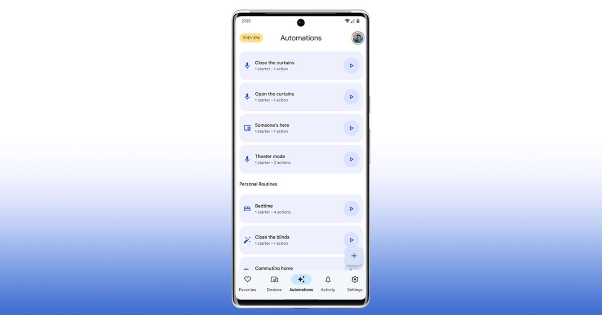 Google Home app fixes edge-to-edge Routines bug on Pixel