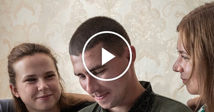 A Ukrainian Marine Returns From Russian Captivity