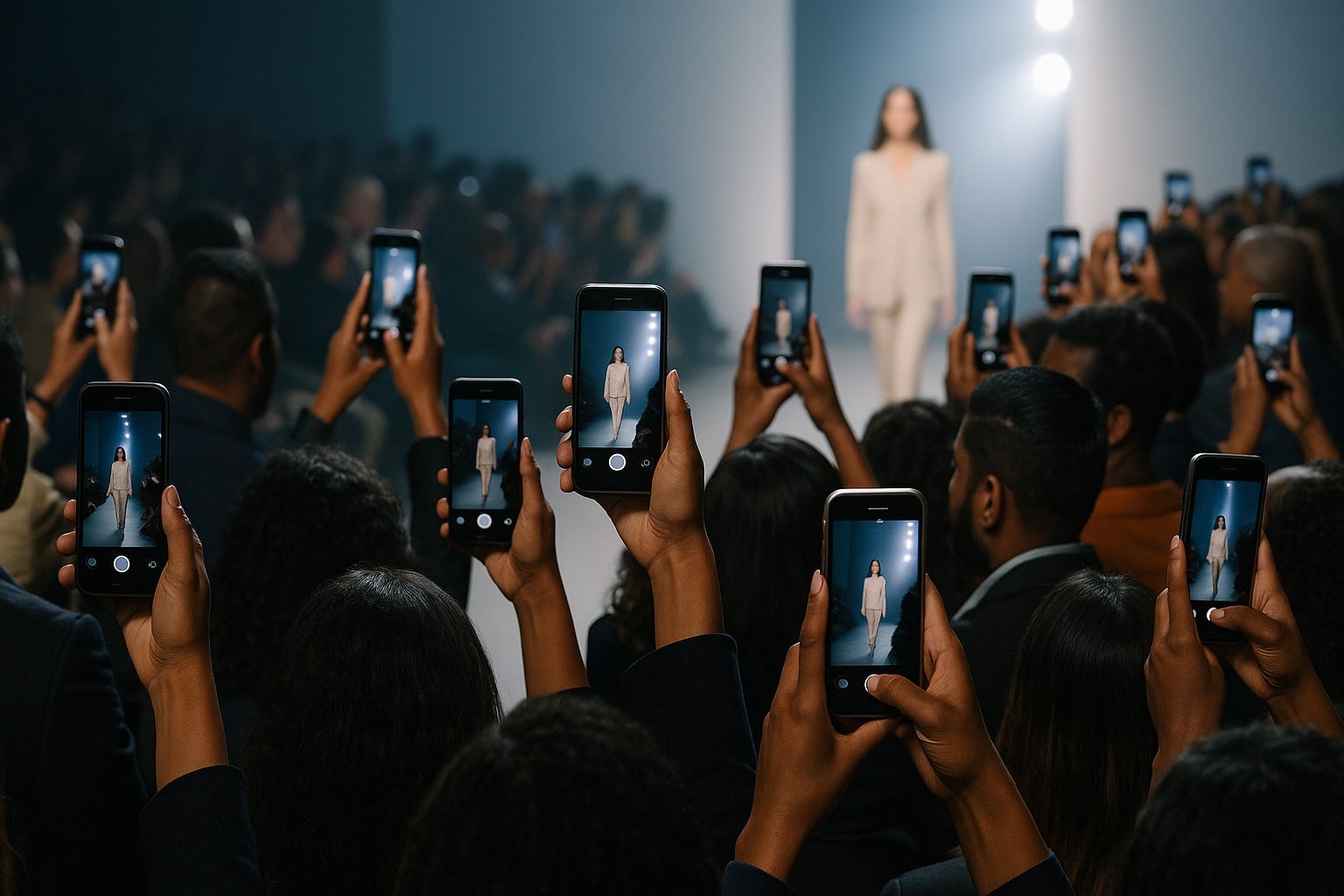 It’s Time to Put Our Phones Down at Fashion Week - Essence
