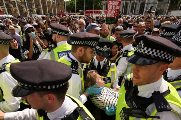 UK police arrest 474 people at largest Palestine Action protest | World News