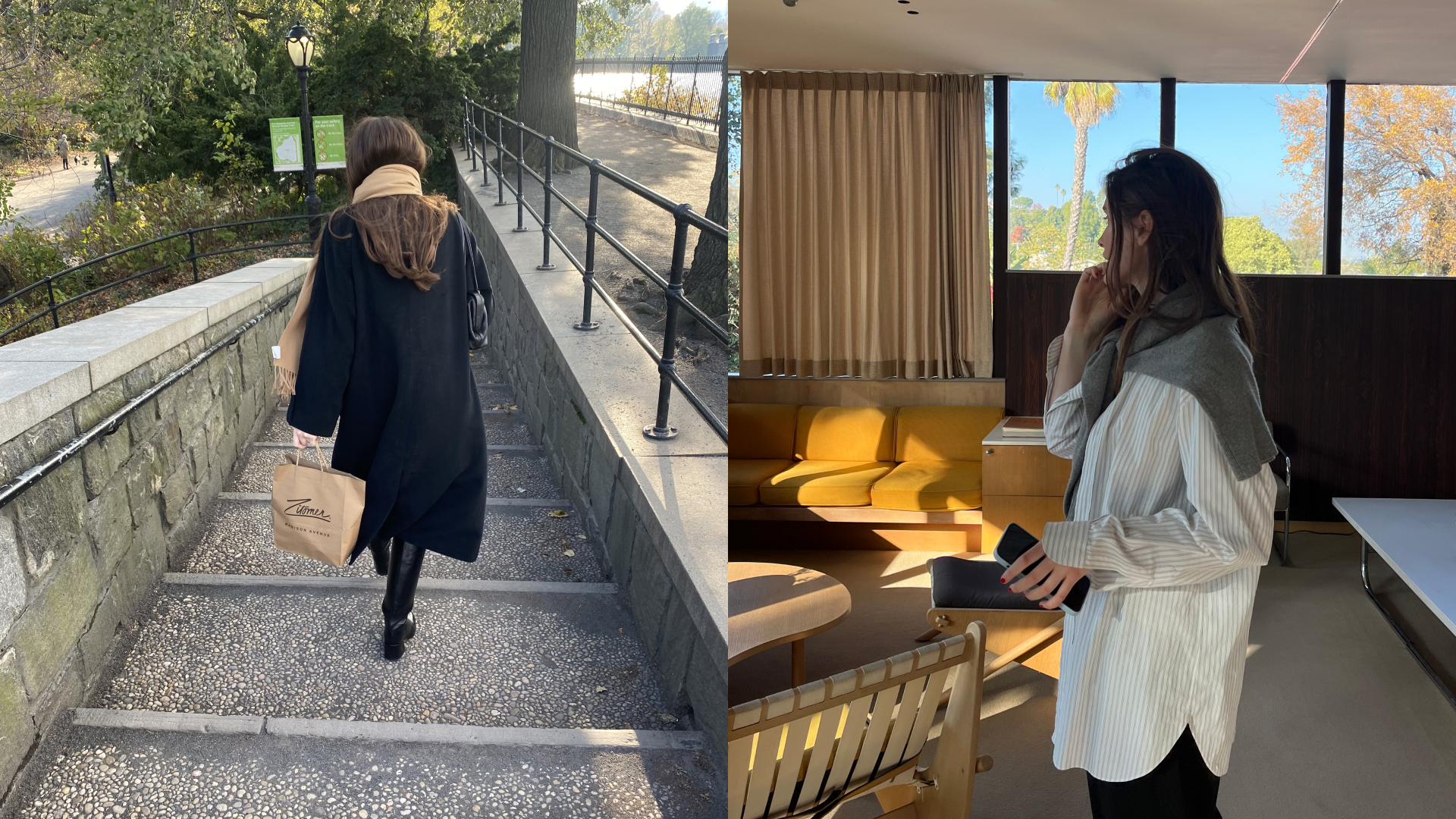 images of Grace O&rsquo;Neill Dougherty in fall fashion