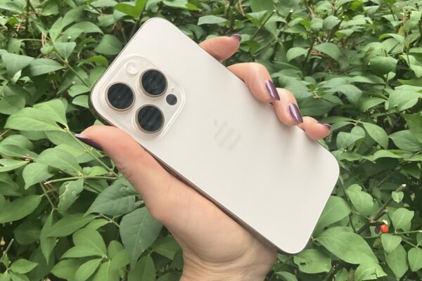 iPhone 16 Pro Desert Titanium in hand