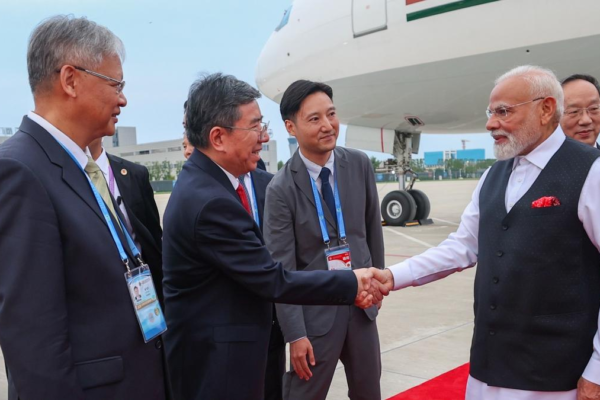 PM Modi lands in China after seven years; to meet Xi, Putin