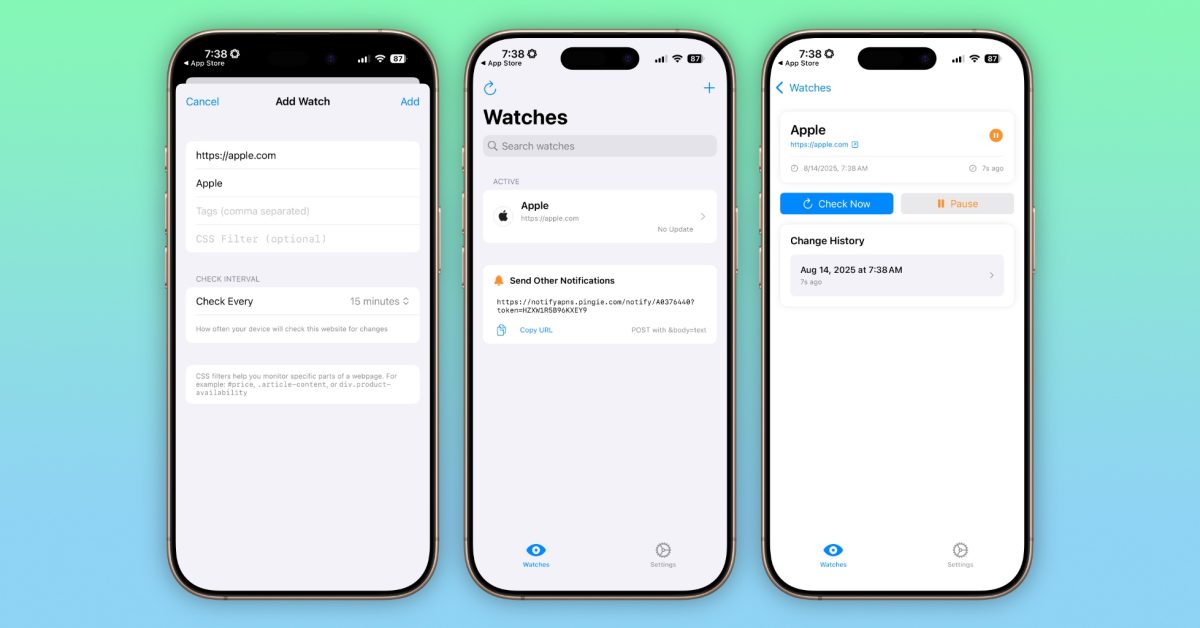 Indie App Spotlight: 'Notify' is a free app that lets you easily monitor website changes