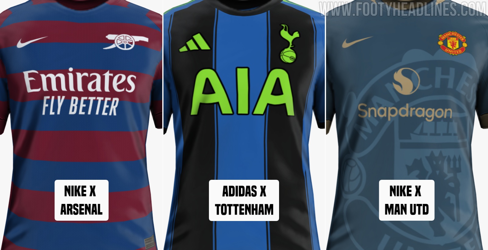 Premier League Kits Reimagined With Rival Brands