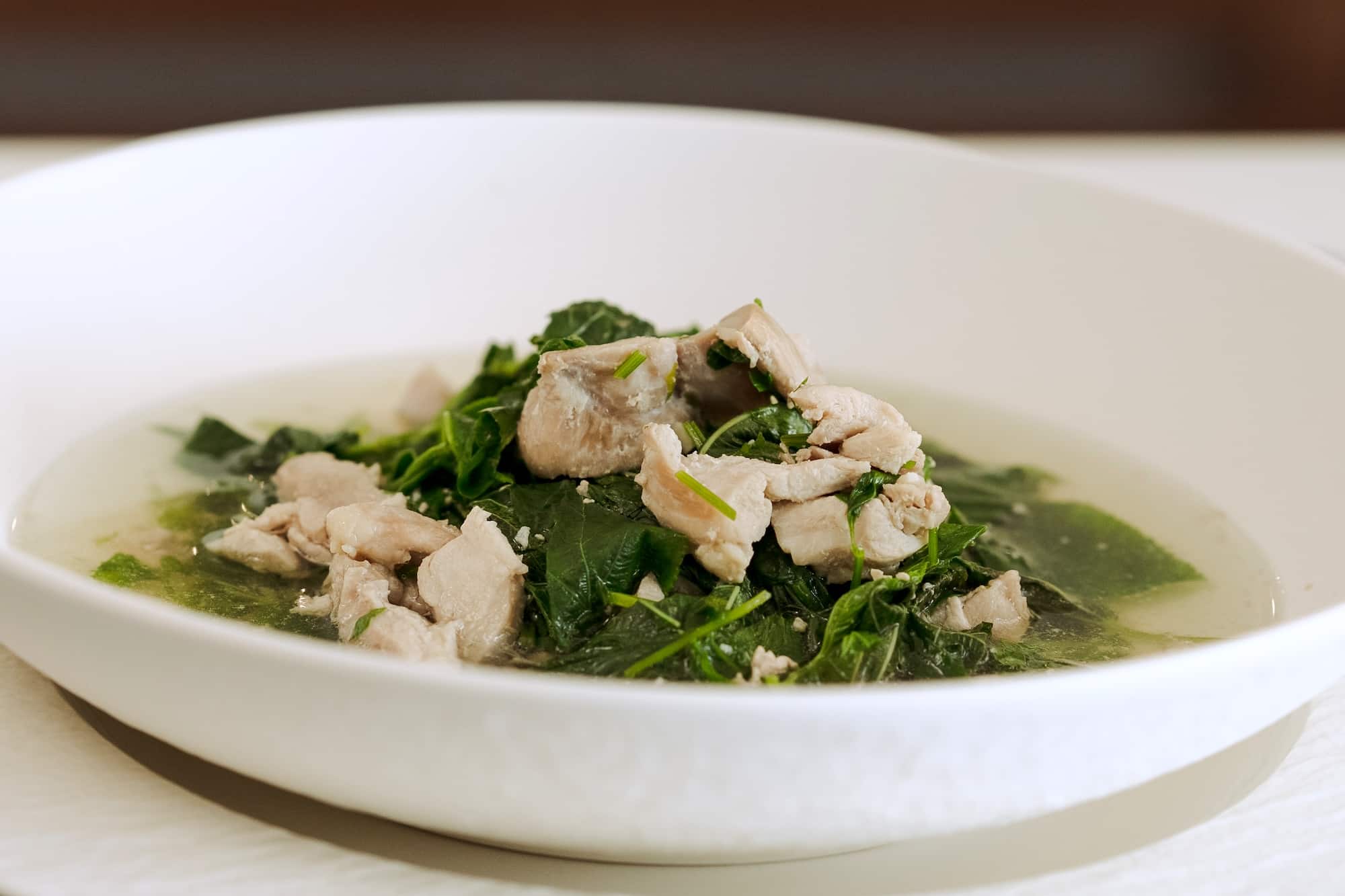 Molokhia with chicken for breastfeeding moms