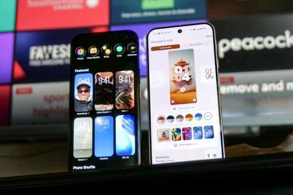 iPhone 16 Pro Max and Pixel 9 Pro XL showing their lock screen customizations.
