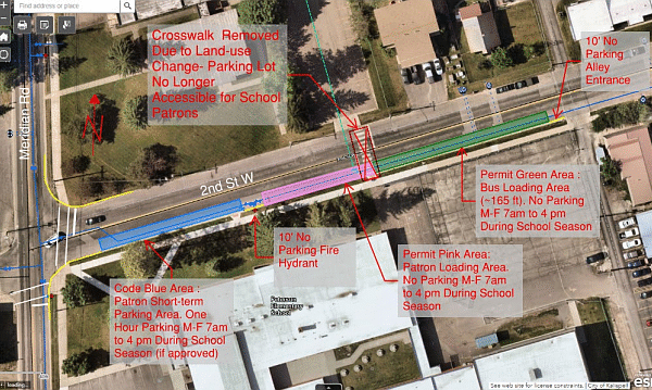 Kalispell Council backs on-street parking at Peterson Elementary