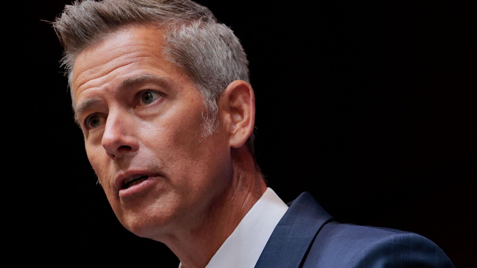 NASA is fast-tracking its lunar nuclear reactor program amid fears China and Russia could establish space dominance. (In pic: Interim NASA Administrator & Transportation Secretary Sean Duffy speaks at a news conference on drone safety at the Department of Transportation Headquarters on August 05, 2025 in Washington, DC.)Anna Moneymaker/Getty Images/AFP