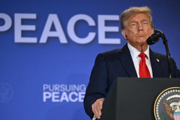 US President Donald Trump reveals plan on tariffs on China (Image: AFP)