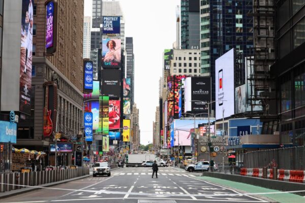 Times Square evacuated after ‘suspicious package’ is found in midtown Manhattan