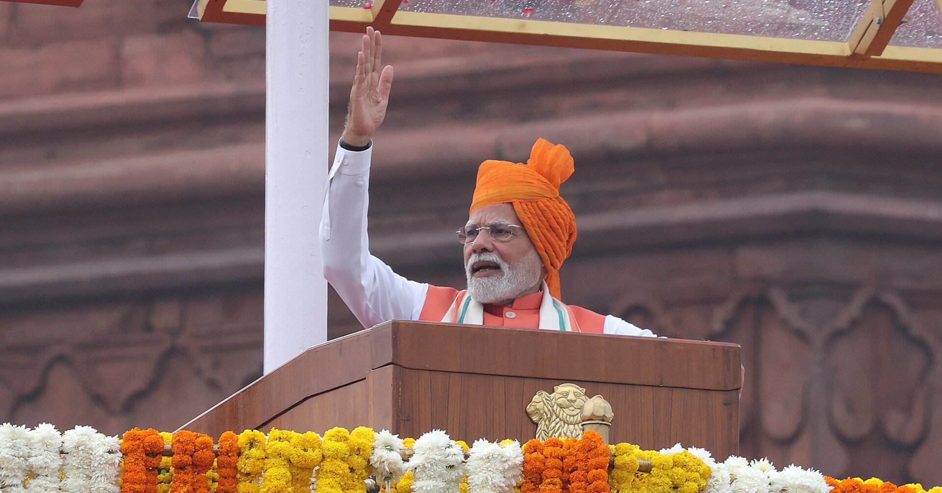 India's Modi vows to protect farmers, cuts tax, pushes self-reliance amid Trump tariff tensions