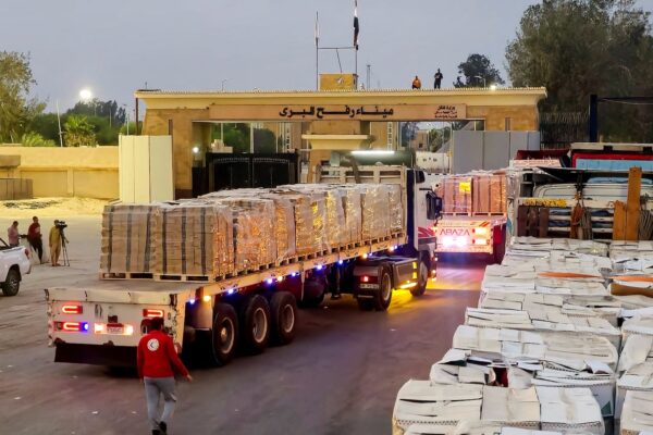 Aid groups say shelter materials are still not entering Gaza