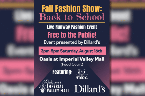 Fall fashion show to be held at Imperial Valley Mall