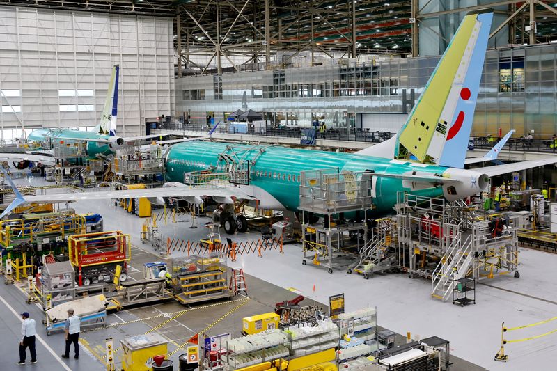 Boeing's July aircraft deliveries tumble 20% from June, trailing Airbus