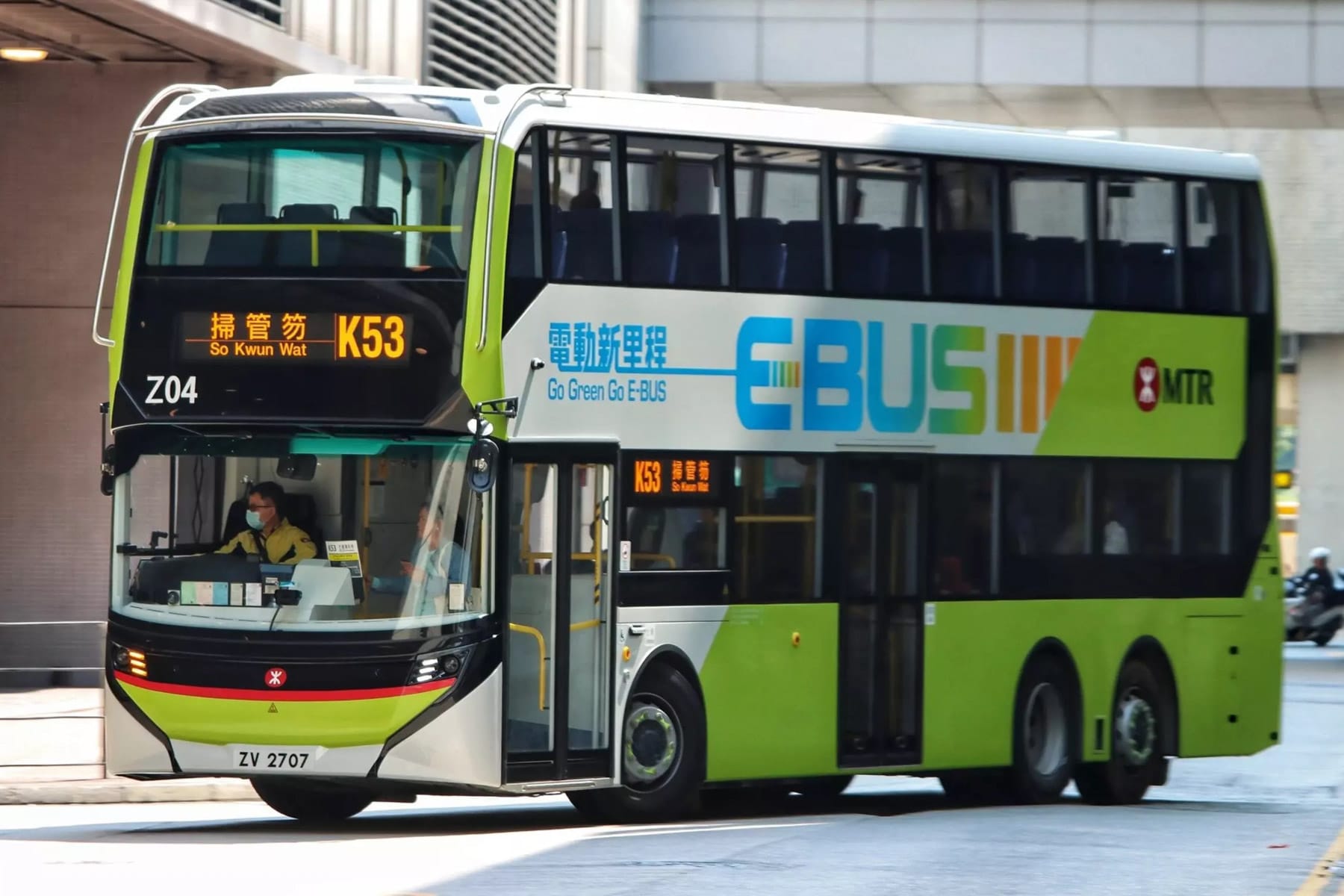 Hong Kong receives 35 new electric double deckers