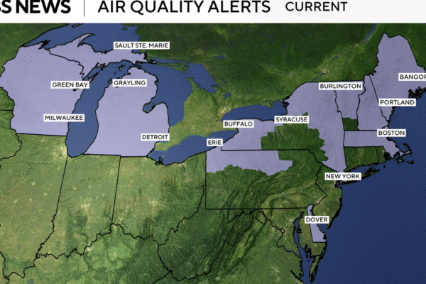 Air quality maps show how Canadian wildfire smoke is affecting Midwest, Northeast Air quality maps show how Canadian wildfire smoke is affecting Midwest, Northeast