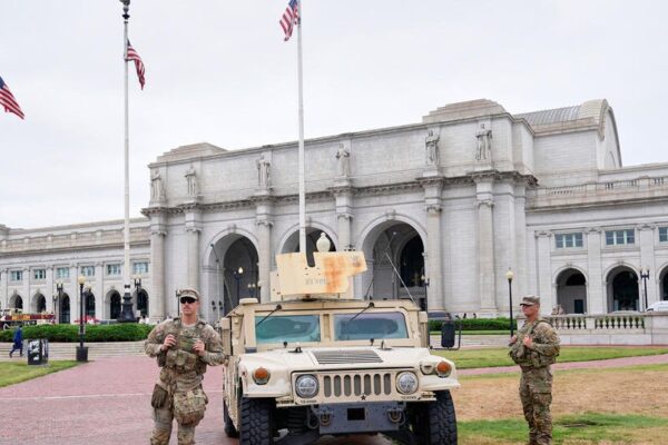 National Guard member ticketed for running a red light after crashing into car in D.C. during Trump's deployment