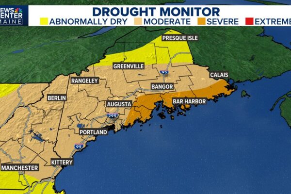 US Drought Monitor: Maine drought map shows worsening conditions from week prior