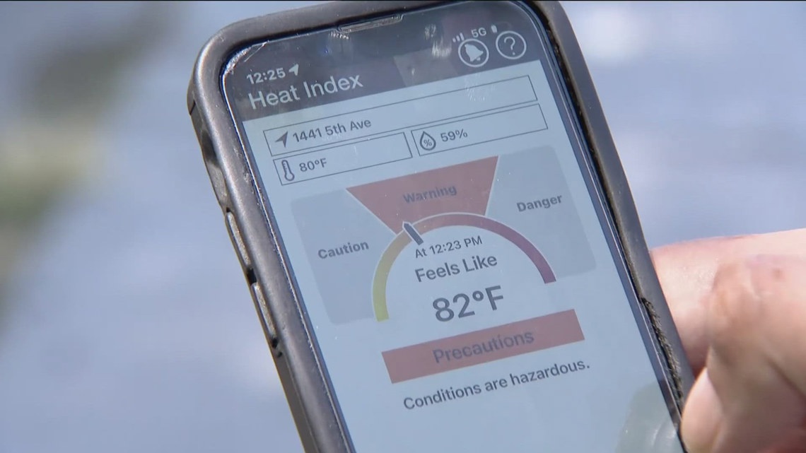 Construction workers use heat safety apps amid high temperatures