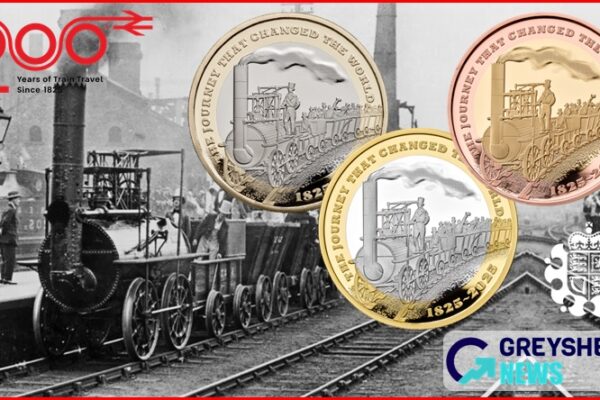 enlarged image for United Kingdom. New Gold and Silver Proof Coins Highlight 200 Years of Rail Travel