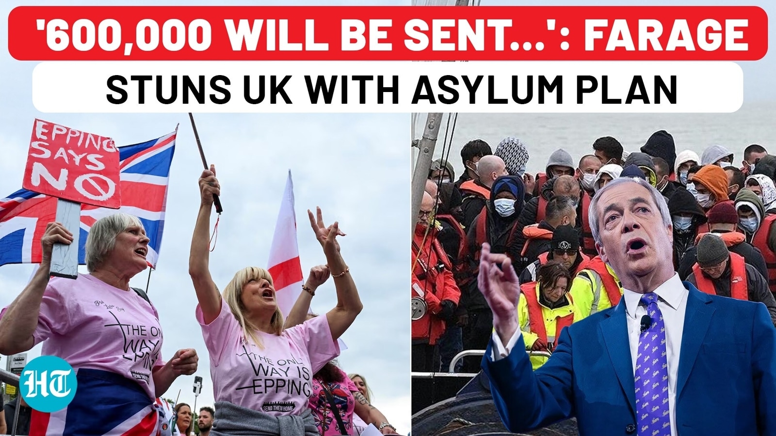 UK migration crisis erupts: Farage promises mass deportations, corners Starmer as asylum fears soar