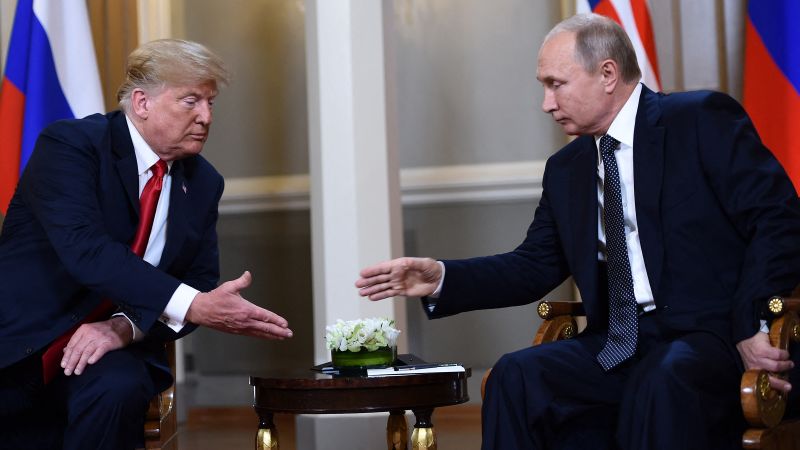Ahead of summit, Trump questions what’s changed about Putin