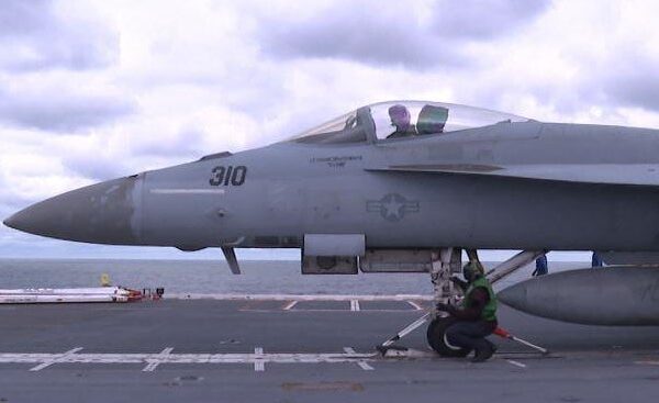 Pilot rescued after U.S. fighter jet crashes off coast of Virginia
