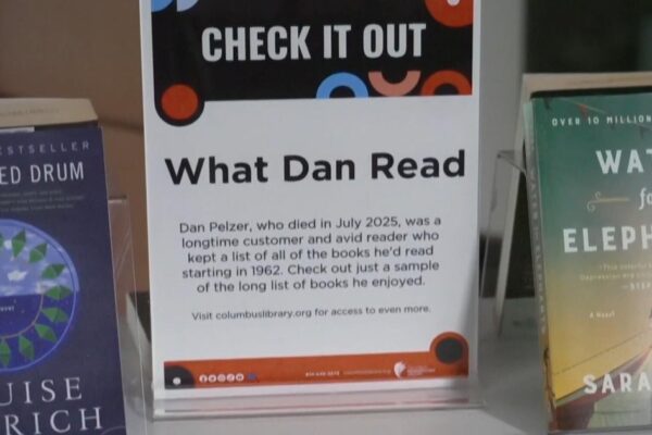 An Ohio man made a list of the 3,599 books he read in his lifetime. It has become an inspiration to book lovers everywhere.