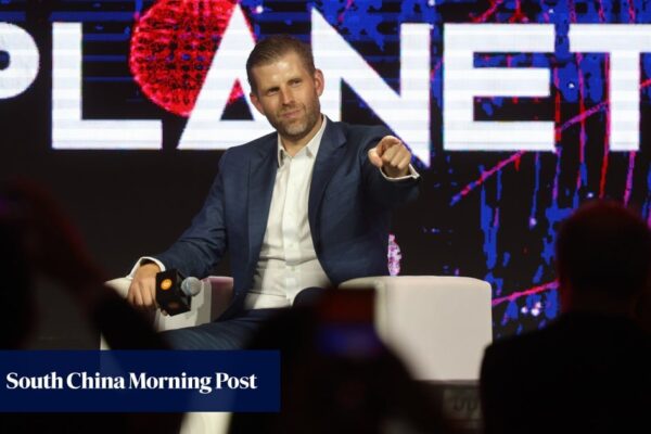 Eric Trump hails China’s ‘hell of a power’ in cryptocurrency at Hong Kong’s bitcoin summit