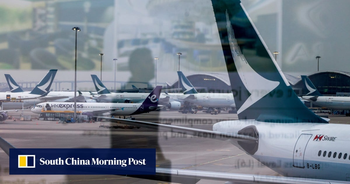Hong Kong’s Cathay Pacific cancels 22 flights after black rainstorm chaos