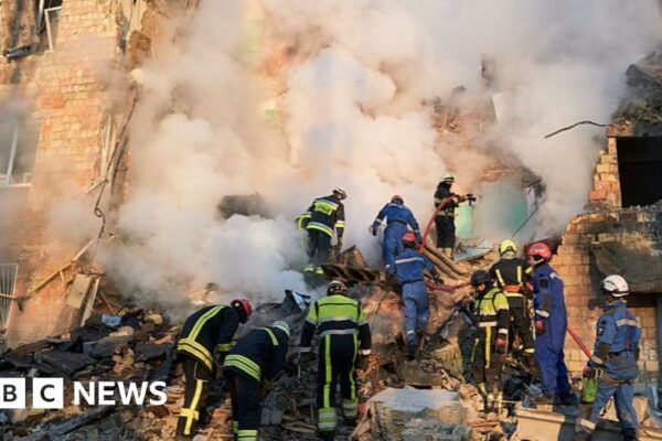 European leaders outraged after Russian strikes kill 23 and damage EU's HQ