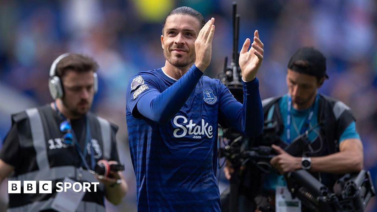 Jack Grealish applauds as Everton beat Brighton at the Hill Dickinson Stadium